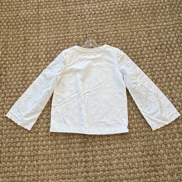 Eyelet-sleeve Sweatshirt - Picture 6 of 11